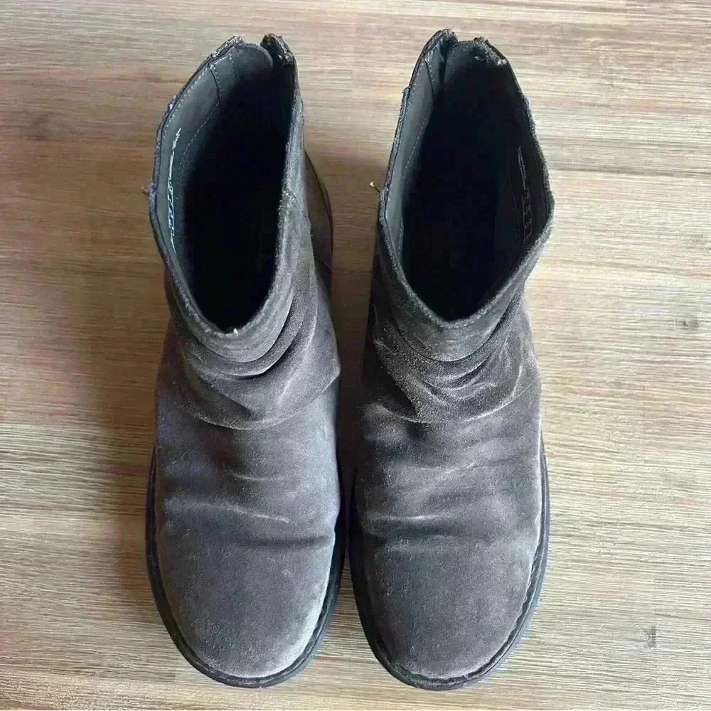 Clarks Ankle Boot Artisan Brown Suede Slouch Comfort Fashion Shoes Womens Sz 9.5 - Picture 7 of 13